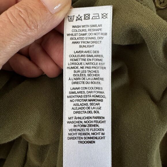 Asos Polo Shirt Men's Medium Short Sleeve Green - Picture 11 of 13